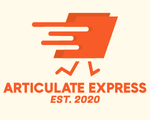 Express Delivery Courier Moving logo design