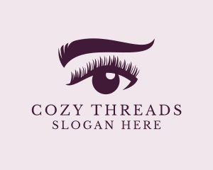 Eyebrow Eyelash Beauty logo design