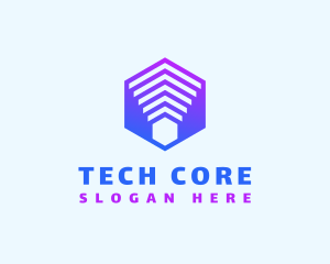 Hexagon Business Tech  logo design