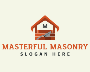 Brick Construction  Builder logo design