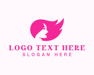 Woman Salon Hair logo