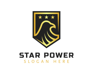 Eagle Stars Shield logo design