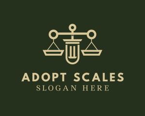 Column Scale Law Firm logo design