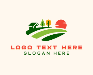 Garden Planting Landscaping Logo