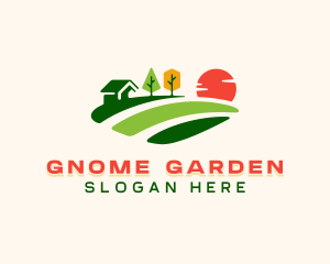 Garden Planting Landscaping logo design