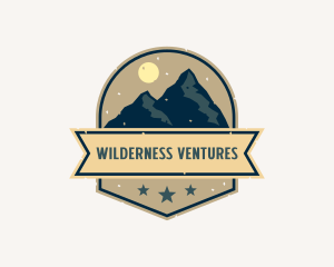Mountaineering Wilderness Travel logo design