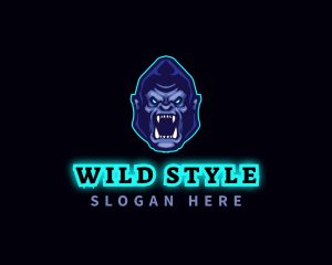 Wild Gorilla Gaming logo design