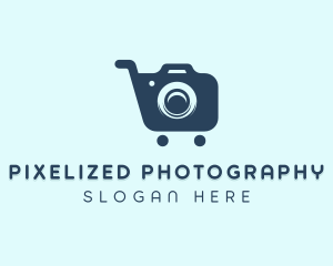 Camera Photography Cart  logo design