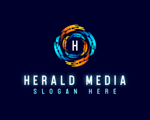 Digital Media Technology logo design