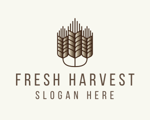 Organic Produce Farmer logo design