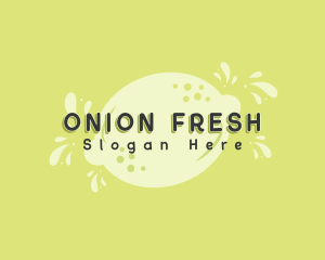 Lemon Fruit Splash logo design