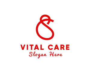 Simple Curved Ribbon logo