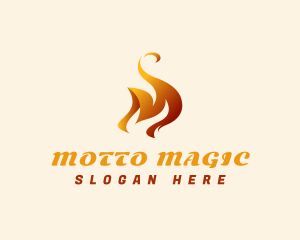 Hot Fire Burning   logo design