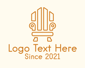 Minimalist Geometric Chair  logo