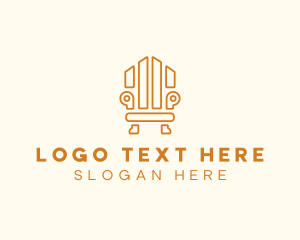 Minimalist Geometric Chair  logo