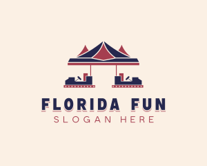 Carnival Bumper Car logo design