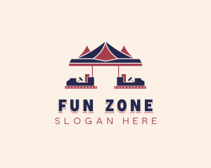 Carnival Bumper Car logo design