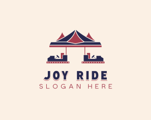 Carnival Bumper Car logo design