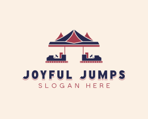 Carnival Bumper Car logo design