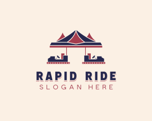 Carnival Bumper Car logo design