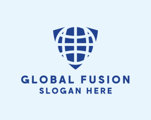 Global Defense Shield logo design