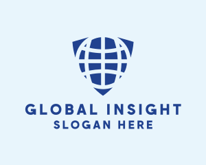 Global Defense Shield logo design