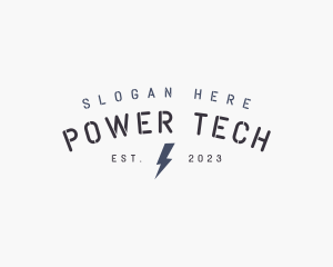 Electric Power Bolt logo design