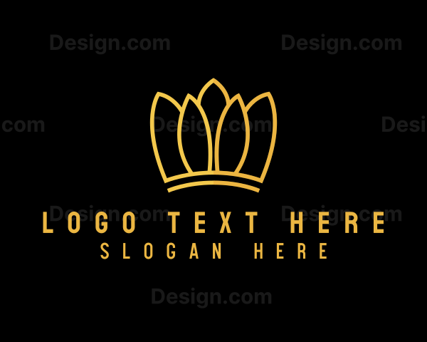 Golden Royal Crown Jewelry Logo