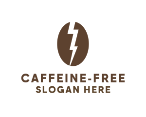 Electric Coffee Bean Cafe logo design