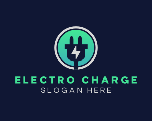 Energy Bolt Power Adapter logo design