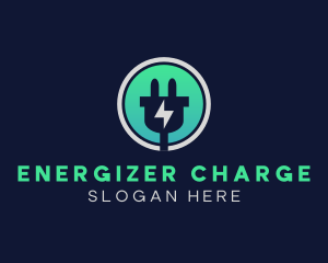 Energy Bolt Power Adapter logo design