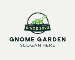 Gardening Lawn Mower logo design