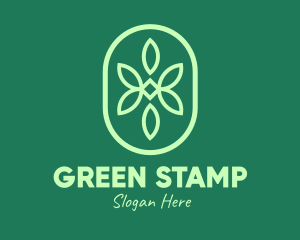 Green Organic Pattern logo design