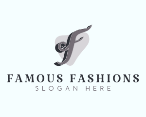 Fashion Stylist Letter F logo design