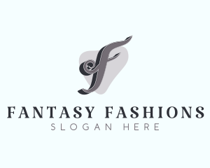 Fashion Stylist Letter F logo design