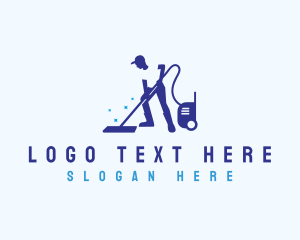 Housekeeping Vacuum Cleaner logo design