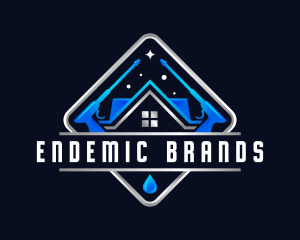 Housekeeping Pressure Wash Sanitation logo design