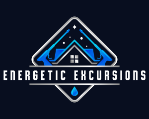 Housekeeping Pressure Wash Sanitation logo design