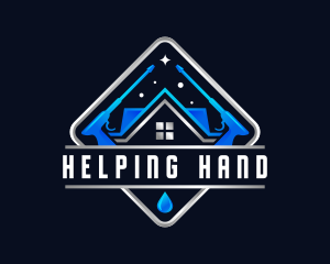 Housekeeping Pressure Wash Sanitation logo design