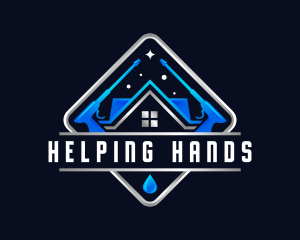 Housekeeping Pressure Wash Sanitation logo design