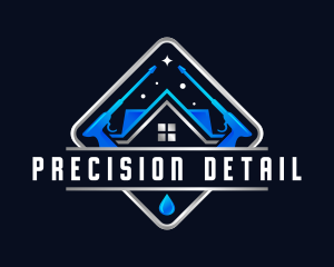 Housekeeping Pressure Wash Sanitation logo design