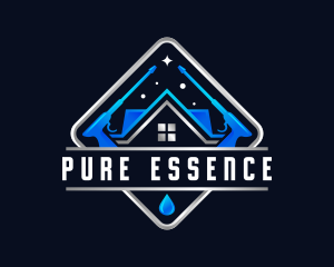 Housekeeping Pressure Wash Sanitation logo design