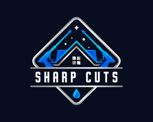 Housekeeping Pressure Wash Sanitation logo design