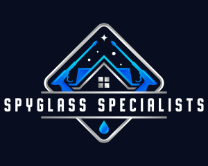 Housekeeping Pressure Wash Sanitation logo design