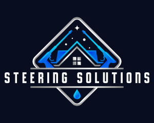 Housekeeping Pressure Wash Sanitation logo design