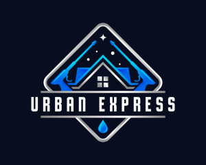 Housekeeping Pressure Wash Sanitation logo design