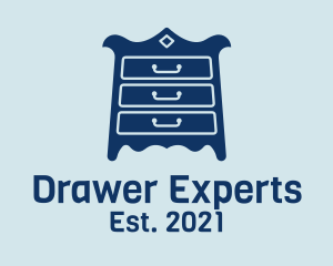 Drawer Cabinet Furniture logo design