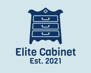 Drawer Cabinet Furniture logo design