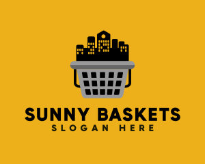 Real Estate Basket Market logo design