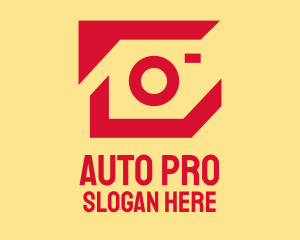 Red Modern Photographer  logo
